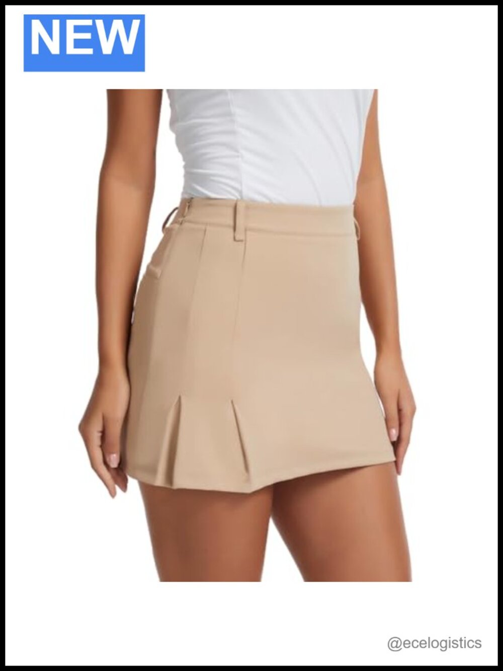 Women's 14" Golf Skort with Built-in Shorts, Pockets, 4-Way Stretch